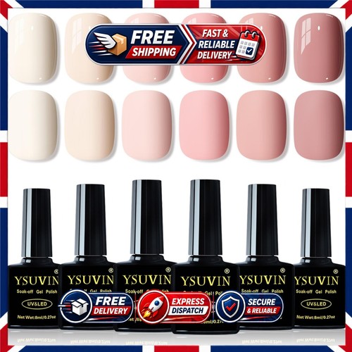 Ysuvin nagellack set 6 - uv,