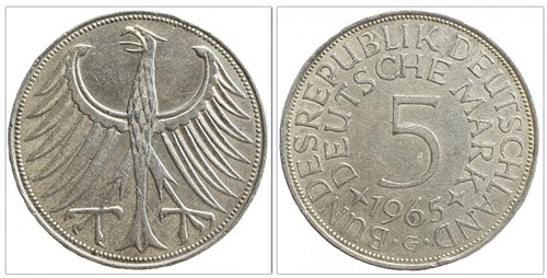 Brd deutsche mark 1965 - 1965, g