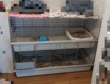 XXL 1,20 m doppel Hasenkäfig