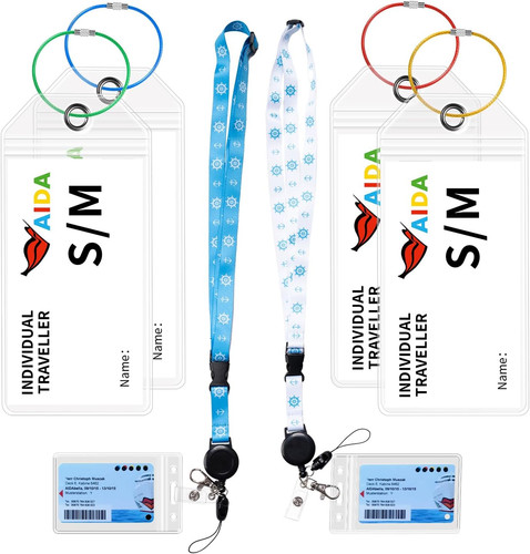 6er pack aida kofferanhänger - 6er-pack,