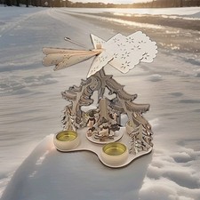 Weihnachtspyramide mit 4