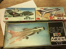 DDR Modellbau Flugzeugen 3 Leere Karton in Guten Zustand 