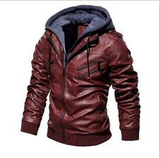 Herren Mock Layer Kapuze Jacke