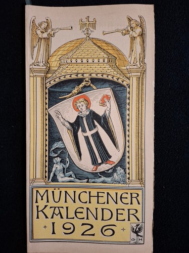 Münchener kalender für 1926 - kalender,