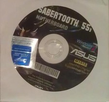 original asus Mainboard Treiber CD DVD Sabertooth i55 WIN 7 Vista Windows XP
