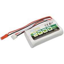 Li-Ion Akku 7.4V 2000mAh Batterie RC Helikopter F645 F45 MJX F-45