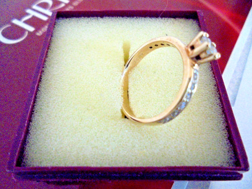 Diamantring ct in 585er - 0,3,
