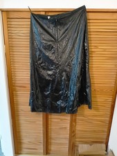 Rock xxl Phazeclothing mit Reissverschluss vintage Lackleder