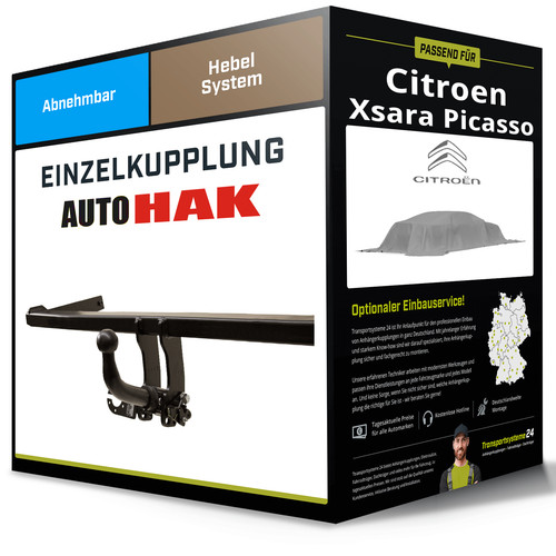 Abnehmbare anhängerkupplung - abnehmbare,