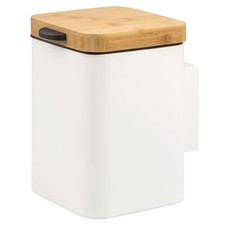 B-Ware bremermann Wand-Kosmetikeimer 3 l, Badmülleimer 2-Wege-Montage, weiß