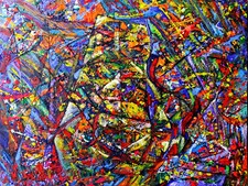 Poster von einem Ölbild " Der