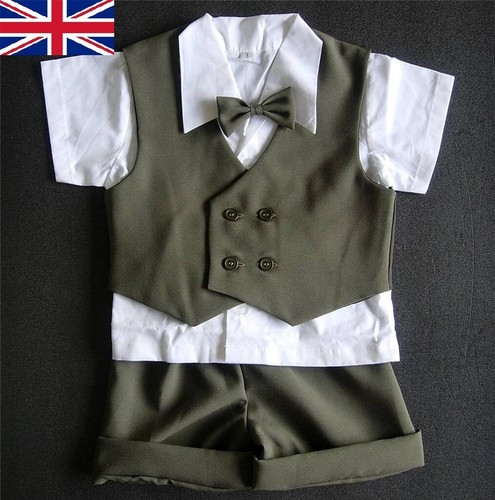 Baby junge khaki grün shorts - baby,