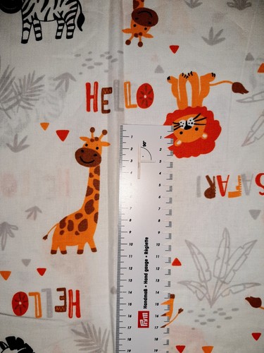 Löwe baumwollstoff giraffe - löwe,