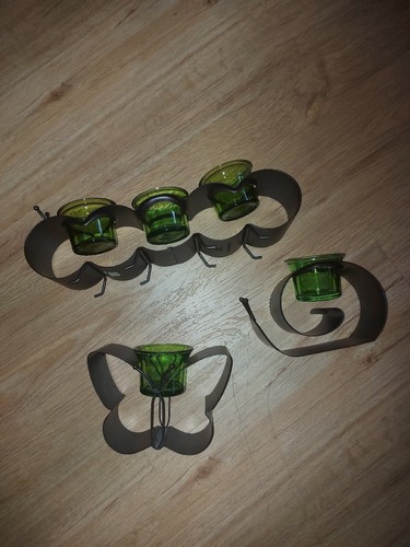 Partylite 3tlg halter metall - 3tlg.halter,