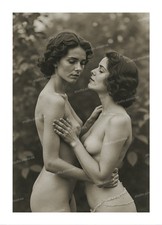 Vintage Foto Abzug Frau, Akt