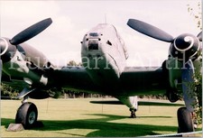 D041 Foto Wehrmacht Farbe colour Repro WL Flugzeug Me410 Emblem Holzschuh