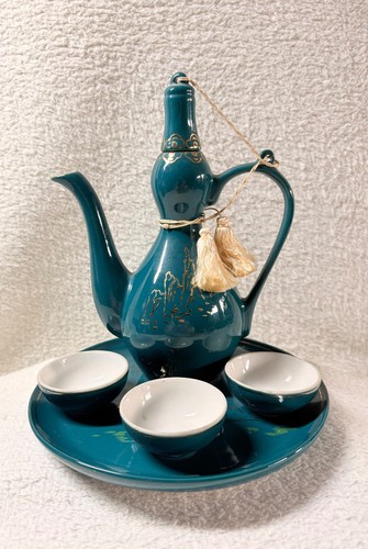 Vintage raki set mit flasche - set,