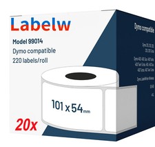 20x Label kompat. zu Dymo