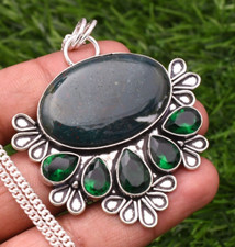 Blutstein 925 Sterlingsilber