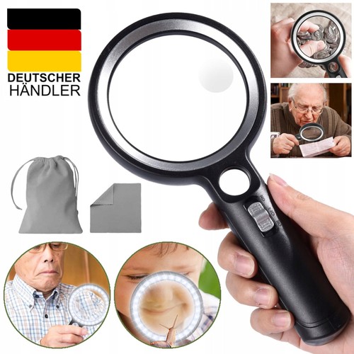 Große lupe mit - 10x, 20x