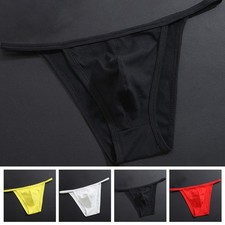 Herren Low-Rise Bikini Tanga G-String Slips Tanga Unterwäsche Badebekleidung