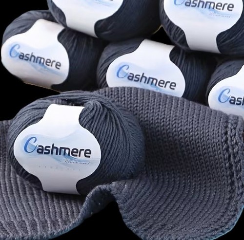 Cashmere wolle navygrau - cashmere, -navygrau