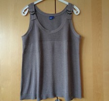 Damen Pullunder Longtop Westover Gr. L ~ CECIL ~ taupe ~ Strick