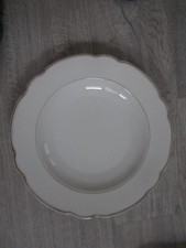 Porzellan weiß Goldrand