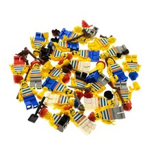 5x Lego Minifiguren Piraten Seemann Hemd gestreift blau weiß gemischt 973p32c01