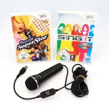 🎤⭐ Wii Boogie SuperStar + Disney Sing It + USB Mikrofon • Karaoke Set