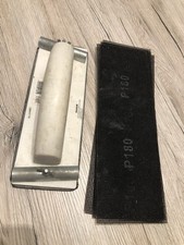 Rigipsplatten Hobel 28,5cm lang 7x Schmirgelpapier