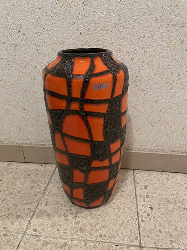 Scheurich bodenvase 70er rot - 70er,