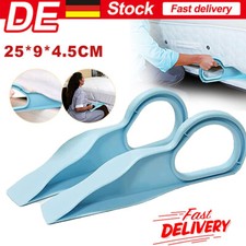 2x Ergonomic Mattress Wedge Elevator Bed Making Mattress Lifter Lifting Tool NEU