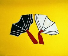 Matrosen-Kragen blau