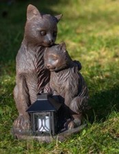 Figur Katze Mutter mit Kind