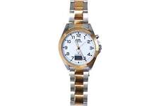 Meister Anker Herren Armbanduhr Metall Bicolor Funk Quarzwerk weißes Zifferblatt