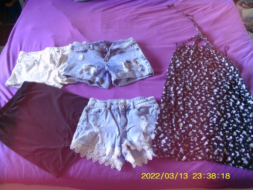 Kurze hosen und kleid gr - 4,