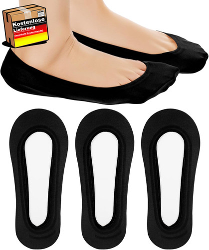 Damen ballerina socken 6er - damen,