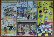 Ravensburger Puzzle 1000 Teile "Crazy Cats ... at the Shop" kompl. Top Zustand