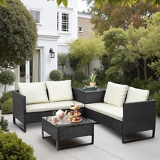 4-Sitzer Poly Rattan