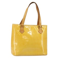 LOUIS VUITTON Handtasche Tasche Monogram Vernis Houston Hand Bag Gelb Original