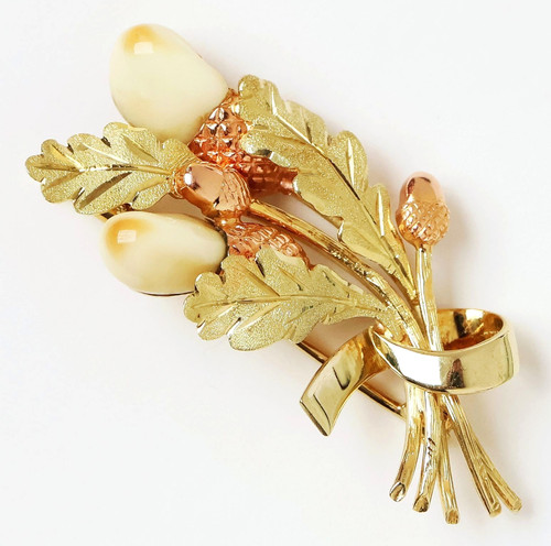 Brosche karat 585 gold - 585,