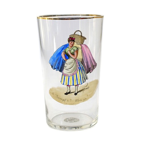 Sektbecher mit karikatur von - karikatur,