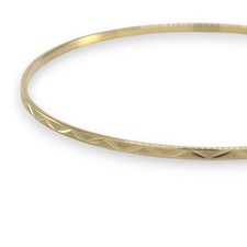 Armreif mattiert mit Muster