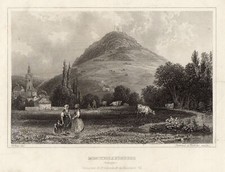 Obermoschel Original Stahlstich Frommel & Winkles 1885