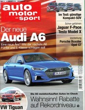 ams Auto Motor und Sport 4/2016, Audi, VW, Jaguar, Porsche, Kompakt-SUV