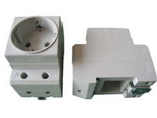  Einbau Schuko -Steckdose Einbausteckdose für Hutschiene Verteiler Zählerschrank