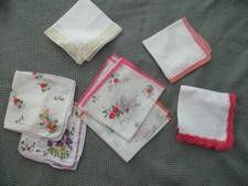 damen taschentücher gehäkelt spitze baumwolle 7St. Konvolut