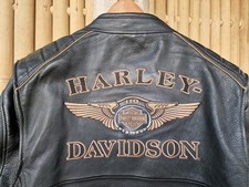 Original Harley Davidson Lederjacke 110 Years HD in XXL