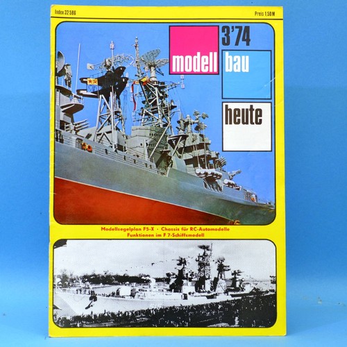 Modellbau heute 1974 gst ddr - modellbau,